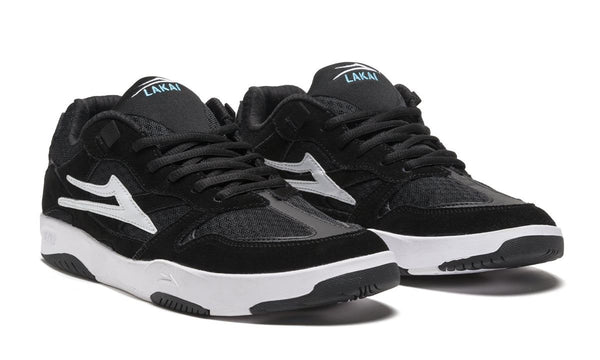 Lakai Evo 2.0 XLK Black Suede Skate Shoes - Skatewarehouse.co.uk