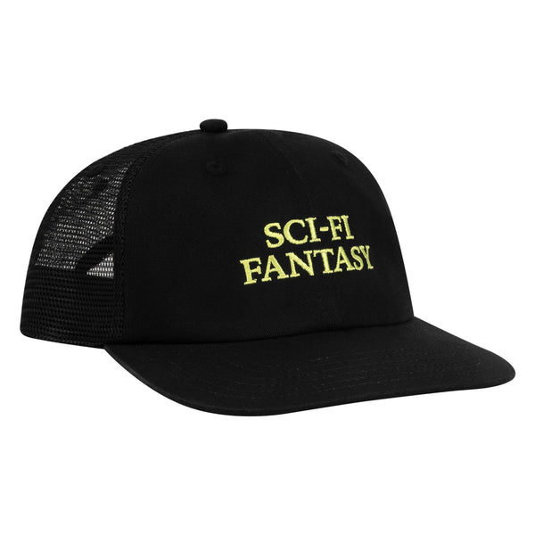 Sci-Fi Fantasy Logo Mesh Hat (Black) - One Size
