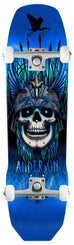 Powell Peralta Andy Anderson • Heron Skull • Py Construction • Blue Foil x Venom Custom Complete Skateboard - 8.45"
