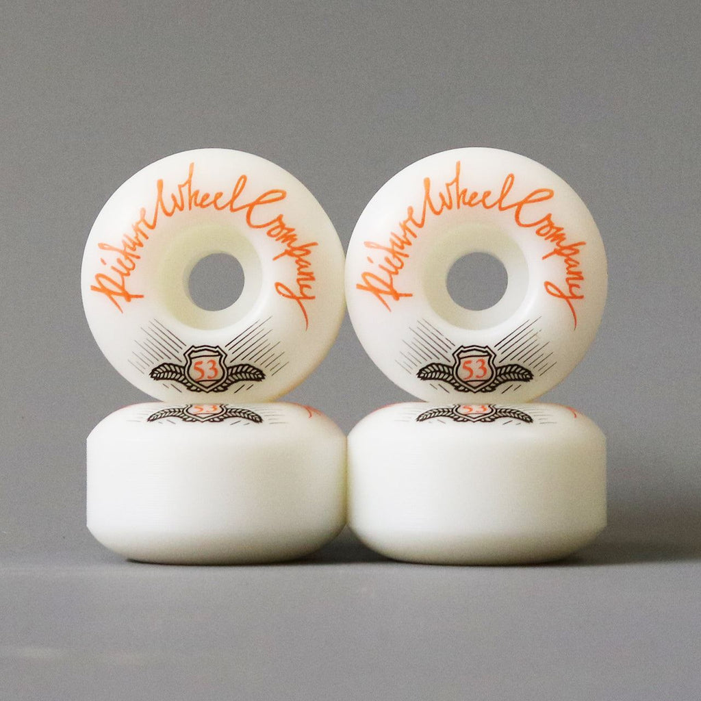 Picture POP (Tangerine) Skateboard Wheels - 53mm