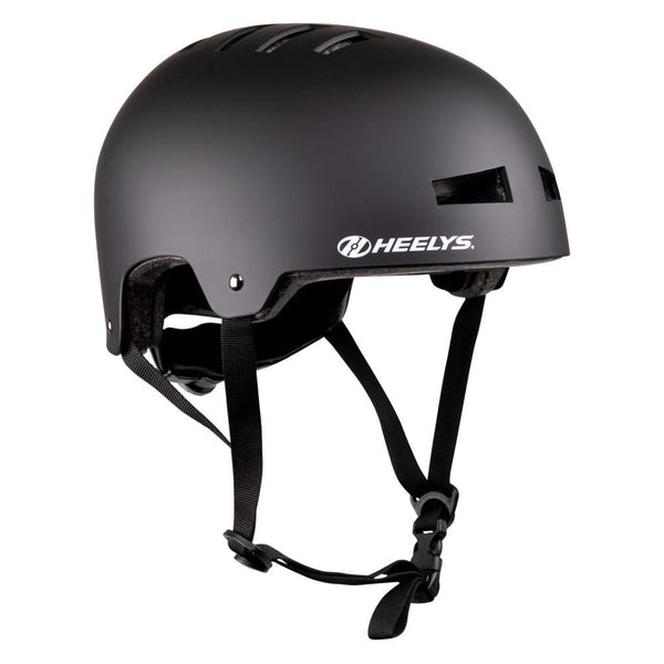 Heelys Helmet F2 Helmet - Black / White Matte - Skatewarehouse.co.uk