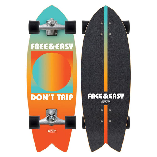 Carver Skateboards 29.25" Free & Easy Gradient Sun - CX Surfskate Complete