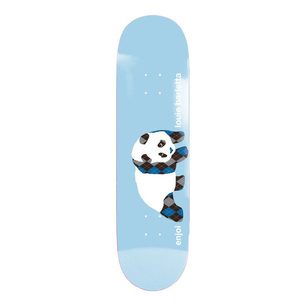 Enjoi Louie Barletta Argyle Panda R7 Lt Blue Skateboard Deck - 8.0