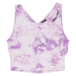 Santa Cruz Womens Vest Strip Crossover Back Vest - Lavender Tie Dye - Skatewarehouse.co.uk