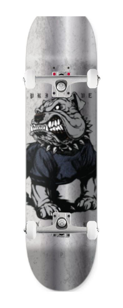 Primitive Neal Enforcer Silver x Venom Custom Complete Skateboard - 8.125