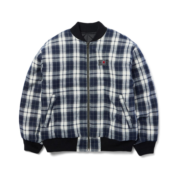 Spitfire Reversible Plaid Jacket (Navy / Black)