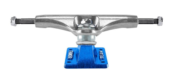 Thunder 148 Skateboard Trucks Thunder x Musuem Landline Polished / Blue - 148 - Skatewarehouse.co.uk