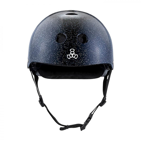 Triple Eight Helmet Deep Cover - Black Glitter