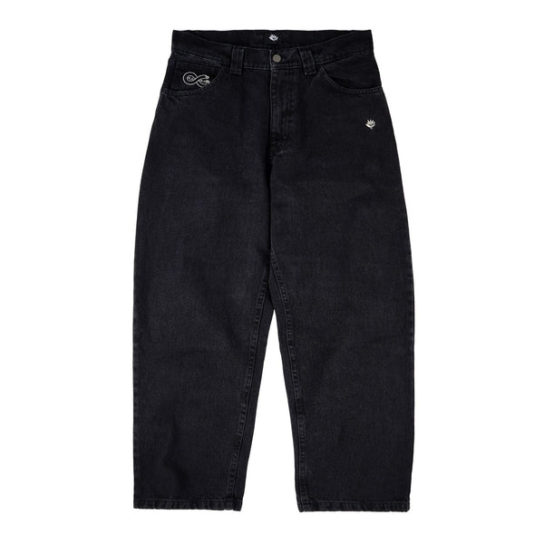 Magenta OG Denim Pants Black - XL