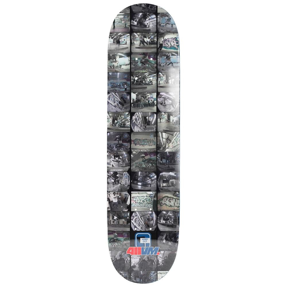 411 Private Property Grabs EX7 Black Skateboard Deck - 8.25"