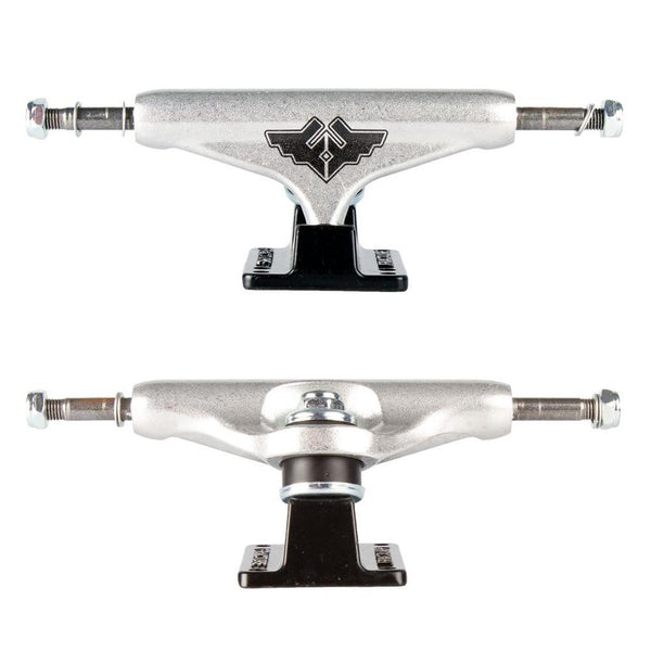 Fracture Truck Wings V2 Raw/Blk Skateboard Trucks - 5.0 - Skatewarehouse.co.uk