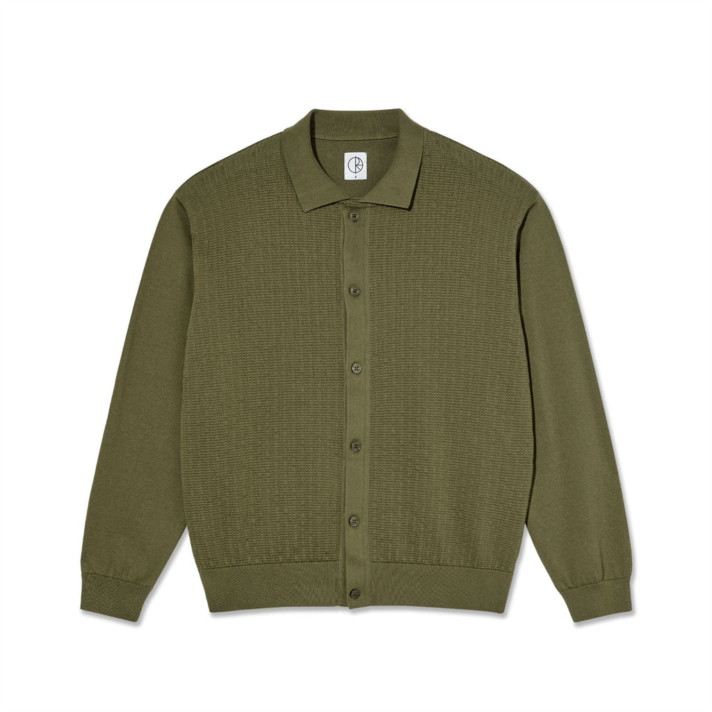 Polar Skate Co Miles Cardigan (Beech) Apparel - 1