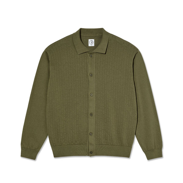 Polar Skate Co Miles Cardigan (Beech) Apparel - 1