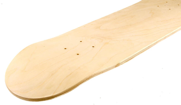 Venom Skateboards Blank Plain Art Deck Naturel Non Verni - 8.0