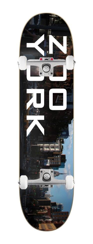 Zoo York Bowery Multi x Venom Custom Complete Skateboard - 8"