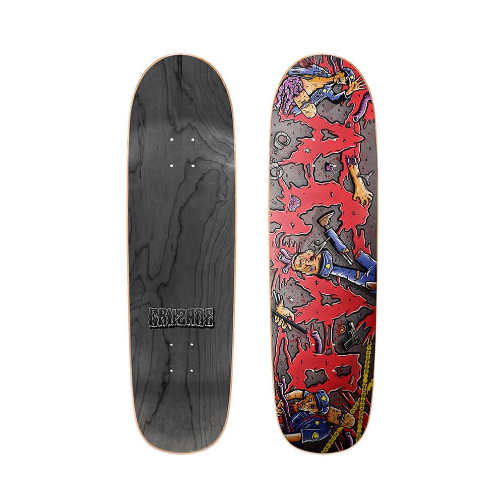 Cruzade ACAB Shaped Cruzade Skateboard Deck - 8.75" - Skatewarehouse.co.uk