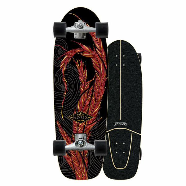 Carver Knox Phoenix - CX Surfskate Cruiser Skateboard - 9.875