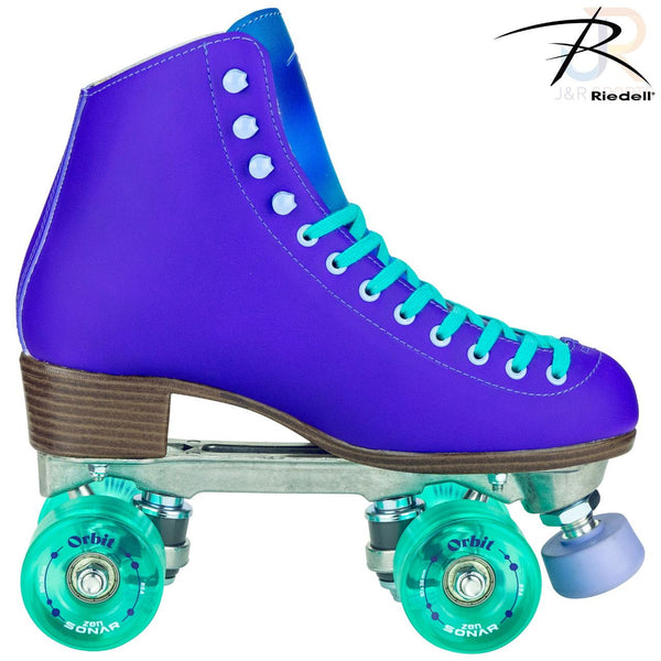 Riedell Orbit Skates Ultraviolet Size Med Quad Skates - Skatewarehouse.co.uk