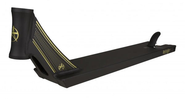 Addict Scooter Deck Defender 3.0 - Black / Gold - Skatewarehouse.co.uk