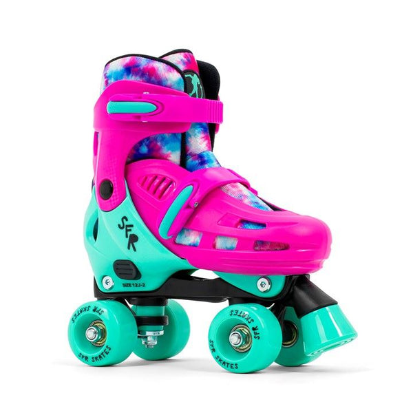 SFR Hurricane IV Adjustable Quad Skates - Tie Dye
