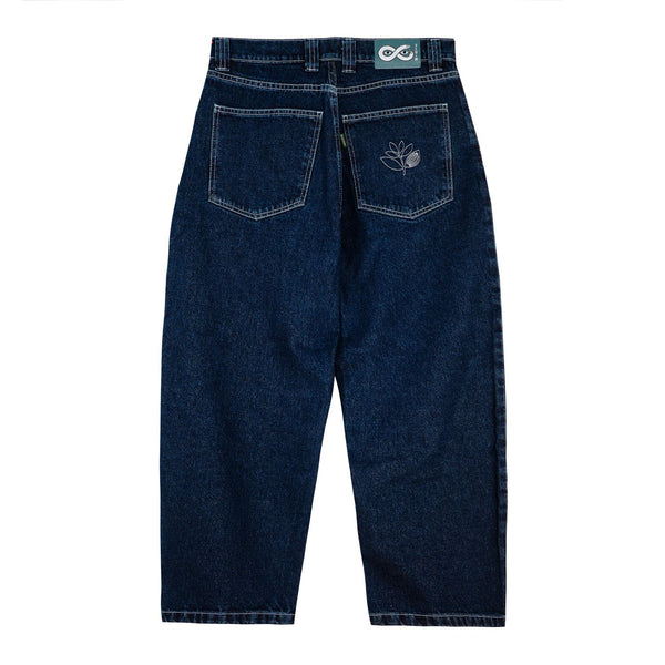 Magenta OG Denim Pants Stitch - Blue Denim