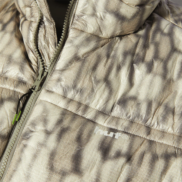 HUF 89 Warped Camo Tyvek Puffer (Muted Camo)