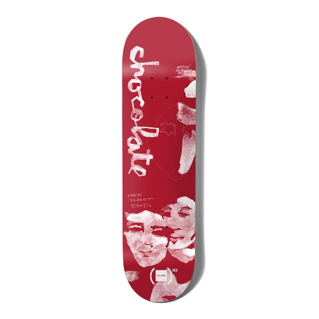 Chocolate (RED) W41 V2 Kenny Anderson Skidul Skateboard Deck - 8.5"