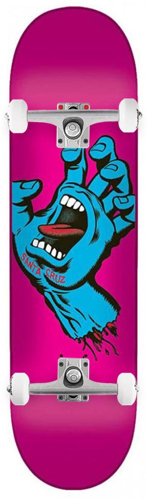 Santa Cruz Screaming Hand Pink x Venom Skateboards Core Custom Complete Skateboard - 7.8