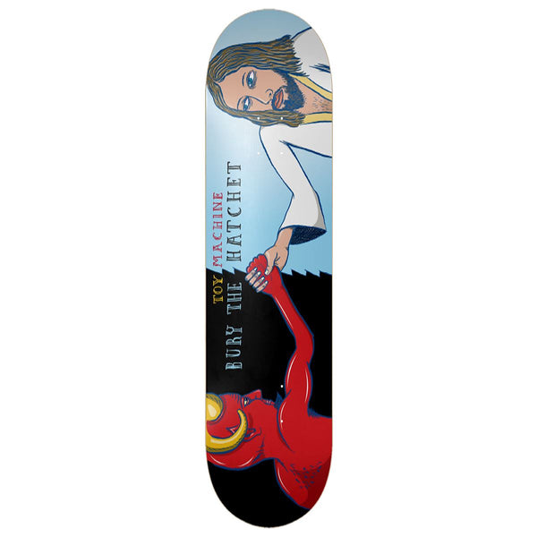 Toy Machine Bury The Hatchet (Symmetrical Shape) Skateboard Deck - 8.5