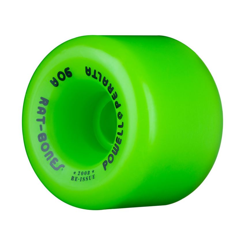 Powell Peralta Rat Bones 60mm x 44mm 90a - Green Skateboard Wheels
