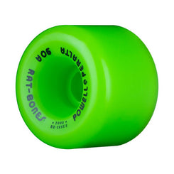 Powell Peralta Rat Bones 60mm x 44mm 90a - Green Skateboard Wheels