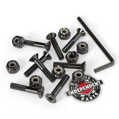 Indy Bolts Allen Black Skateboard Bolts - 1" - Skatewarehouse.co.uk