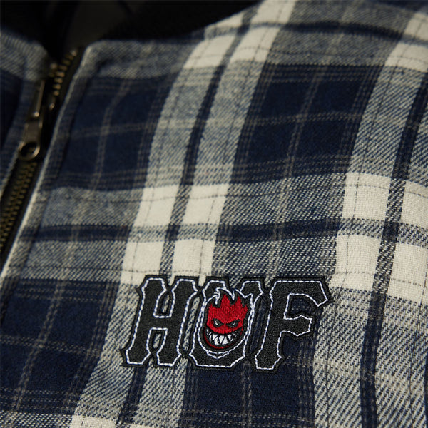 Spitfire Reversible Plaid Jacket (Navy / Black)