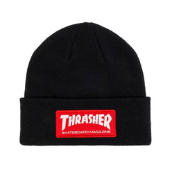 Thrasher Beanie Skate Mag Patch - Black