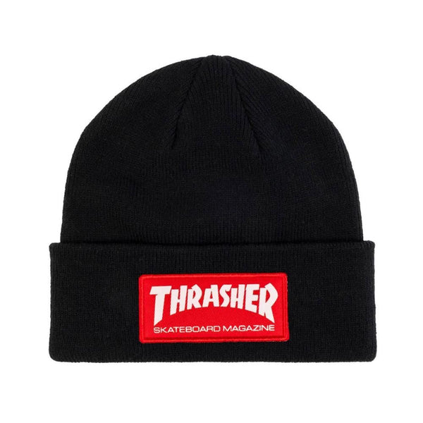 Thrasher Beanie Skate Mag Patch - Black