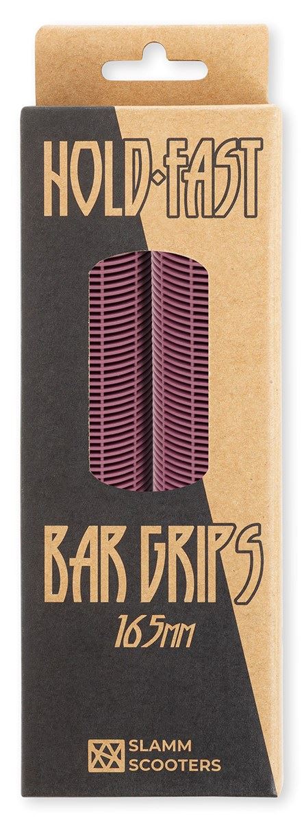 Slamm Hold-Fast Bar Grips - Raspberry