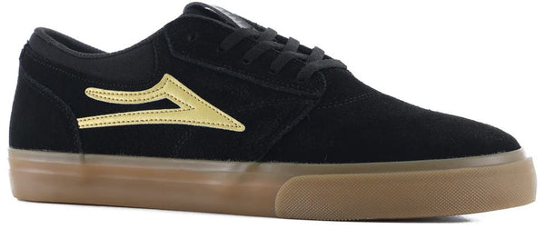 Lakai Griffin Skate Shoes - Black / Gold - Skatewarehouse.co.uk