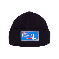 Engine Oil Beanie (Black) - One Size