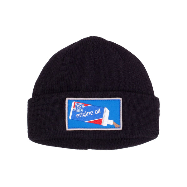 Engine Oil Beanie (Black) - One Size