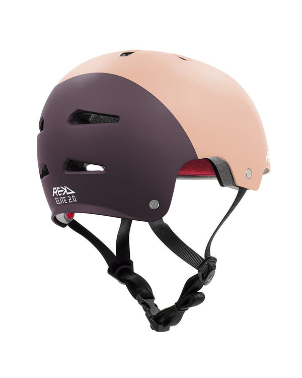 REKD Elite 2.0 Helmet - Peach / Purple