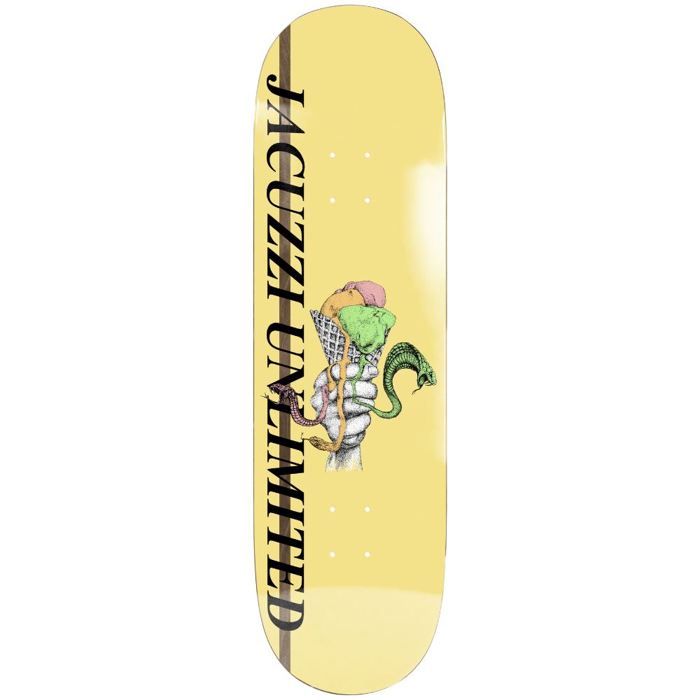 Jacuzzi Unlimited Jake Yanko Venom Treat EX7 Cream Skateboard Deck - 8.75"
