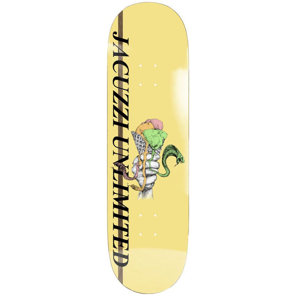 Jacuzzi Unlimited Jake Yanko Venom Treat EX7 Cream Skateboard Deck - 8.75