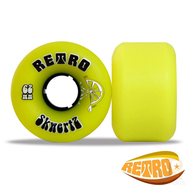 Retro - Park Skwertz - Lemon - 62/96A - Set 4 - Skatewarehouse.co.uk