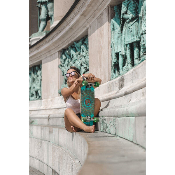 Mindless Mandala Blue Cruiser Skateboard - 8.125