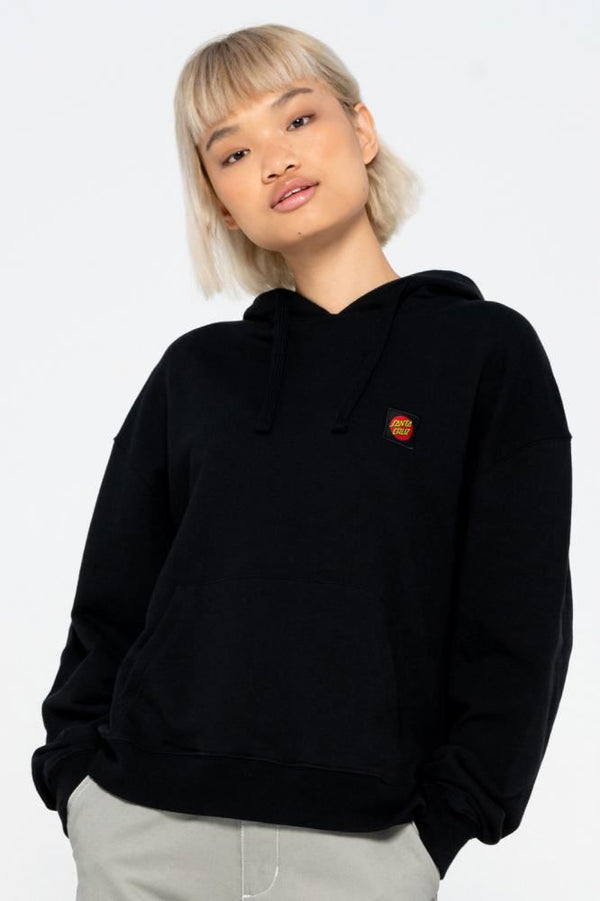 Santa Cruz All Gender Hood Classic Label - Black - Skatewarehouse.co.uk