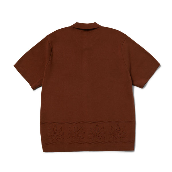 Plantlife Perforated S / S Knit Top (Sierra)