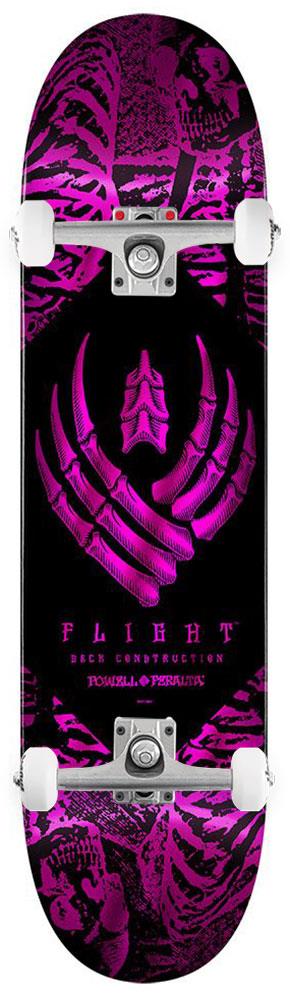 Powell Peralta FLIGHT Skeleton • • Pink Foil x Venom Custom Complete Skateboard - 8.0