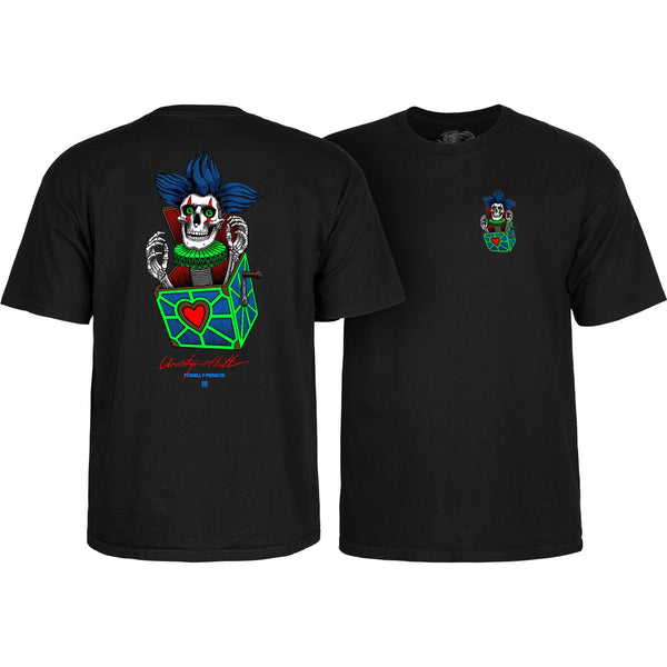 Powell-Peralta™ Chris Hiett • Skull • Tee • Black - Skatewarehouse.co.uk