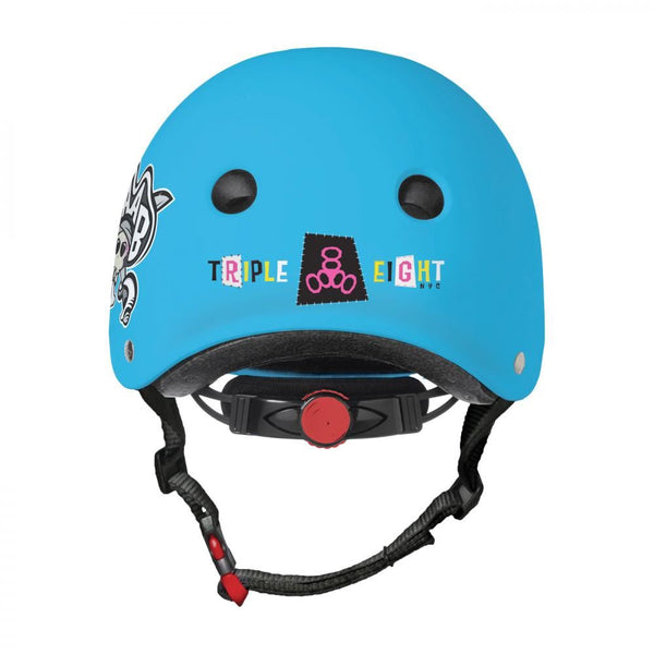 Triple Eight Helmet Youth Lil 8 Staab - Neon Blue