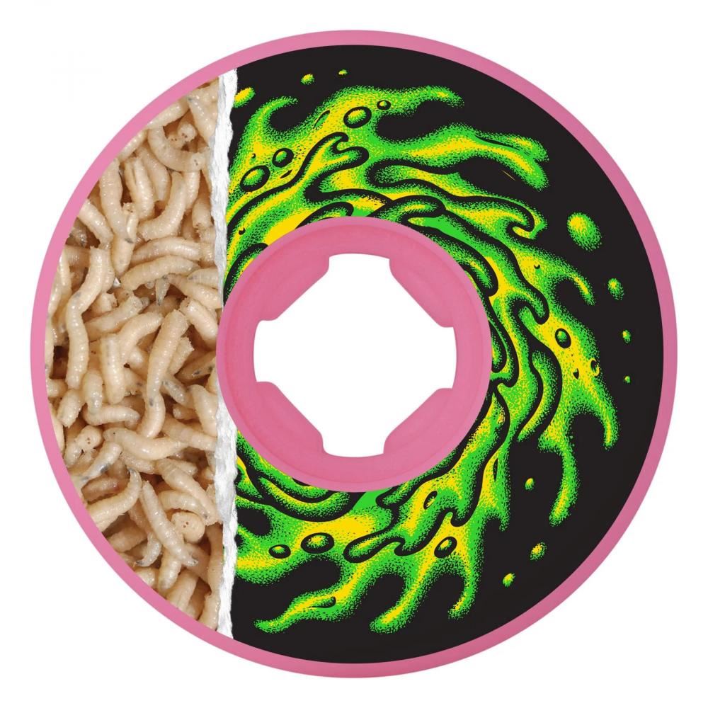 Slime Balls Skateboard Wheels 54mm Tear Away Maggots Vomit - Pink - Skatewarehouse.co.uk